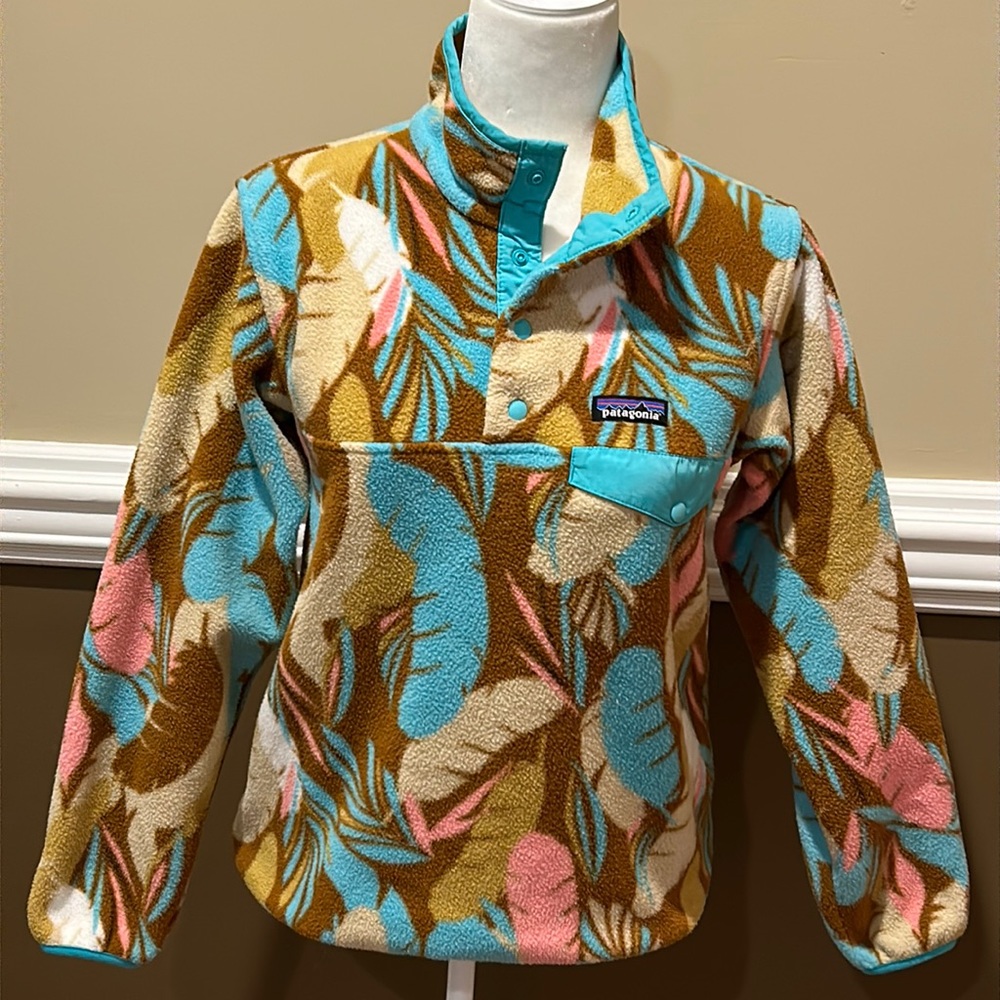 Patagonia Synchilla Snap T Lightweight Fleece Pullover Jacket. XS. Feath… - Picture 3 of 17
